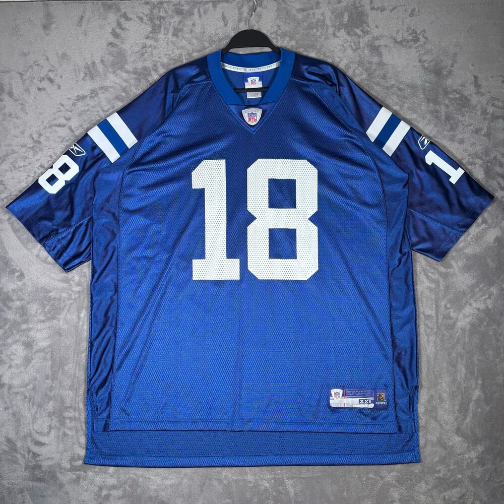 Vintage Reebok Indianapolis Colts Peyton Manning 18 NFL Jersey Mens 2XL